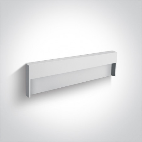 68052A/W/W biały wpust ścienny LED 3000K 5W IP65  zasilacz 350mA i  betonowy box do montażu w zestawie 