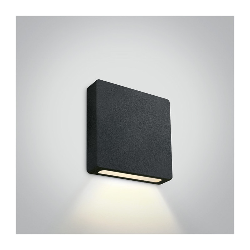 68074A/B/W czarny wpust ścienny LED 3000K 2W 700mA IP65 wymagany zasilacz 700mA 