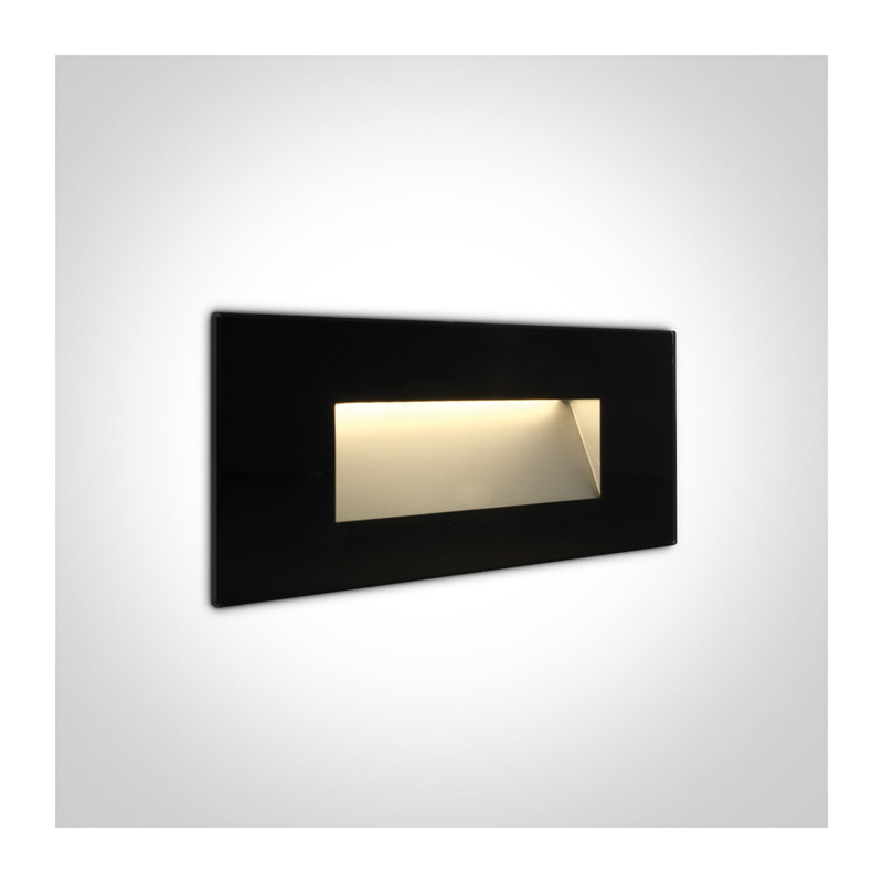 68076A/B/W szklany wpust ścienny LED 3000K 5W IP65 AC LED