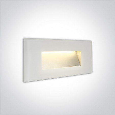 68076A/W/W szklany wpust ścienny LED 3000K 5W IP65 AC LED  