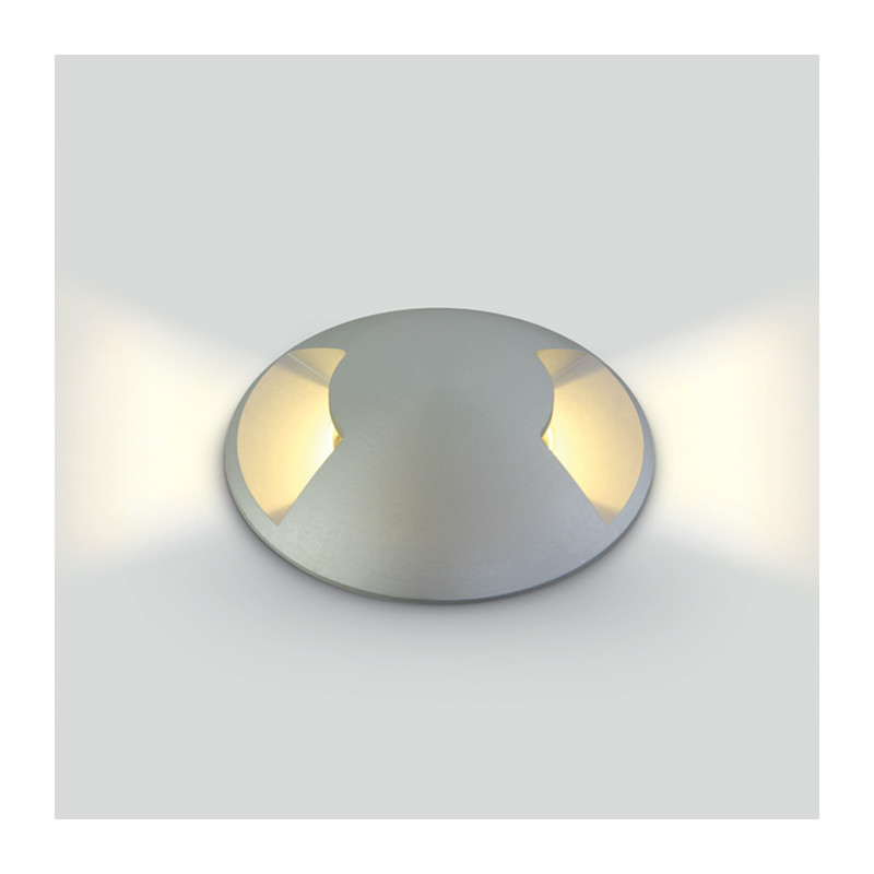 69016/W aluminiowy wpust COB LED 3000K 3W IK10 IP67 nieściemnialny zasilacz LED w zestawie