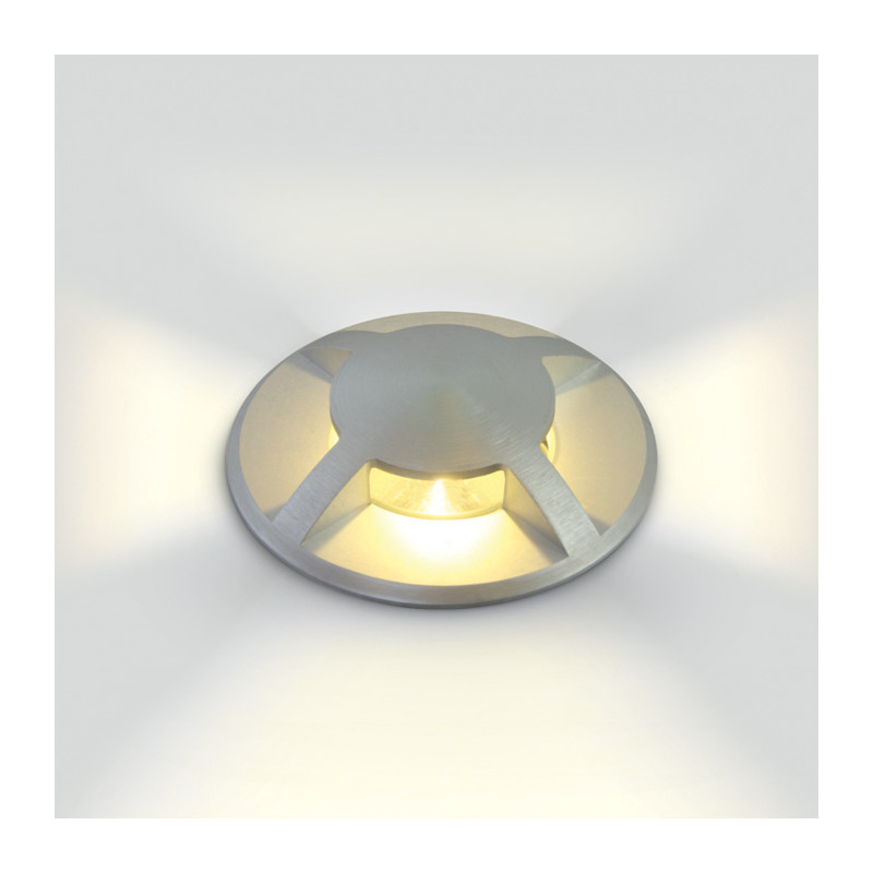 69016AG aluminiowy wpust z oprawką GU10 MR16 IK10, IP67