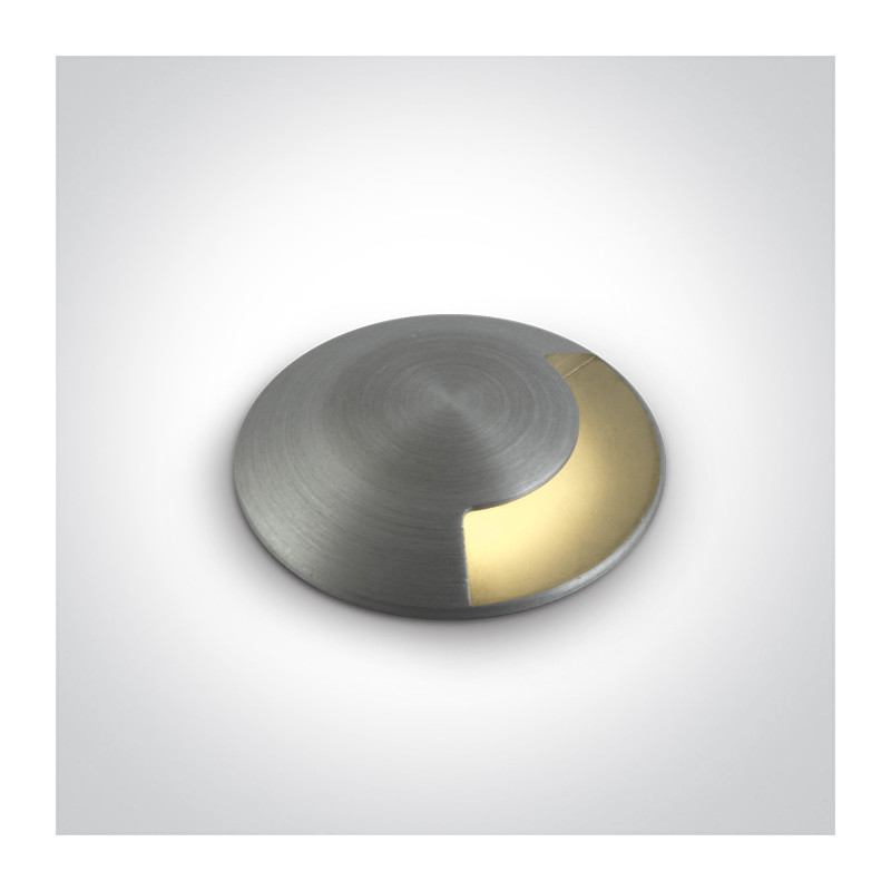 69042A/AL/W aluminiowy wpust COB LED 3000K 1W IP67  wymagany zasilacz 350mA