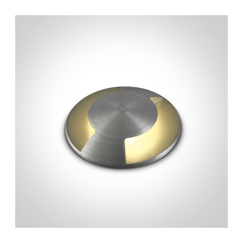 69042B/AL/W aluminiowy wpust COB LED  3000K 1W IP67  wymagany zasilacz 350mA