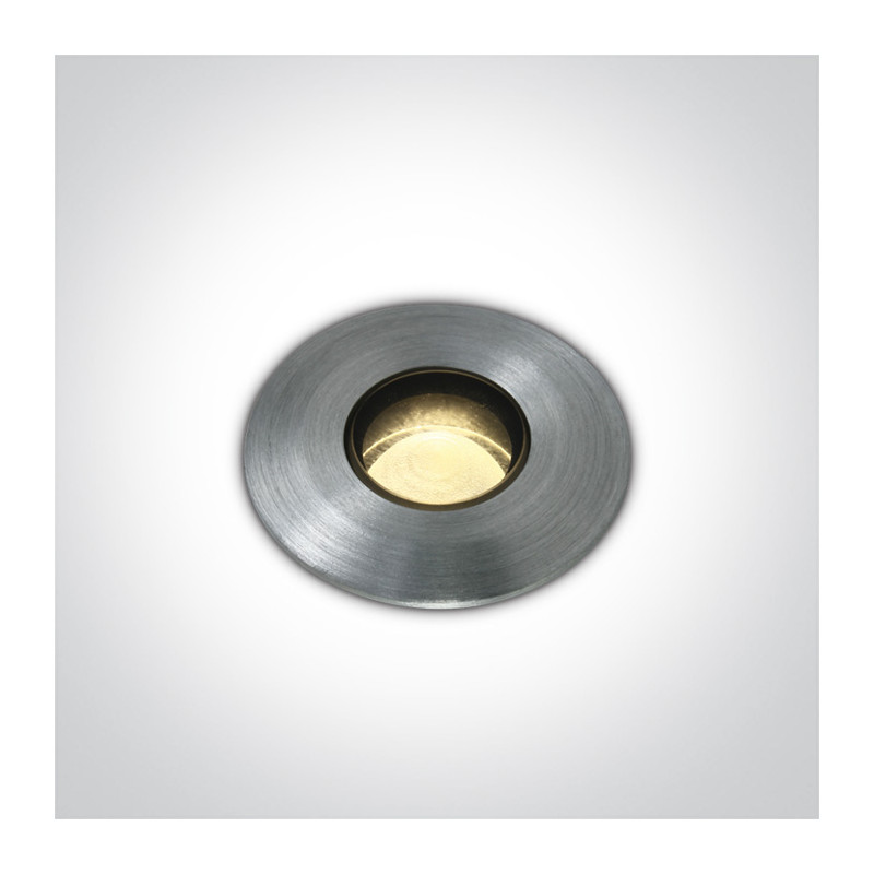 69042M/AL/W aluminiowy wpust COB LED  3000K 1W/2W IP67  wymagany zasilacz 350mA/700mA