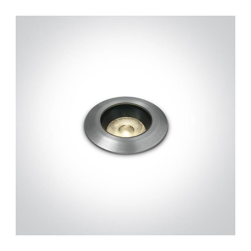 69056A/W aluminiowy wpust COB LED 3000K 3W IP67 wymagany zasilacz 24V