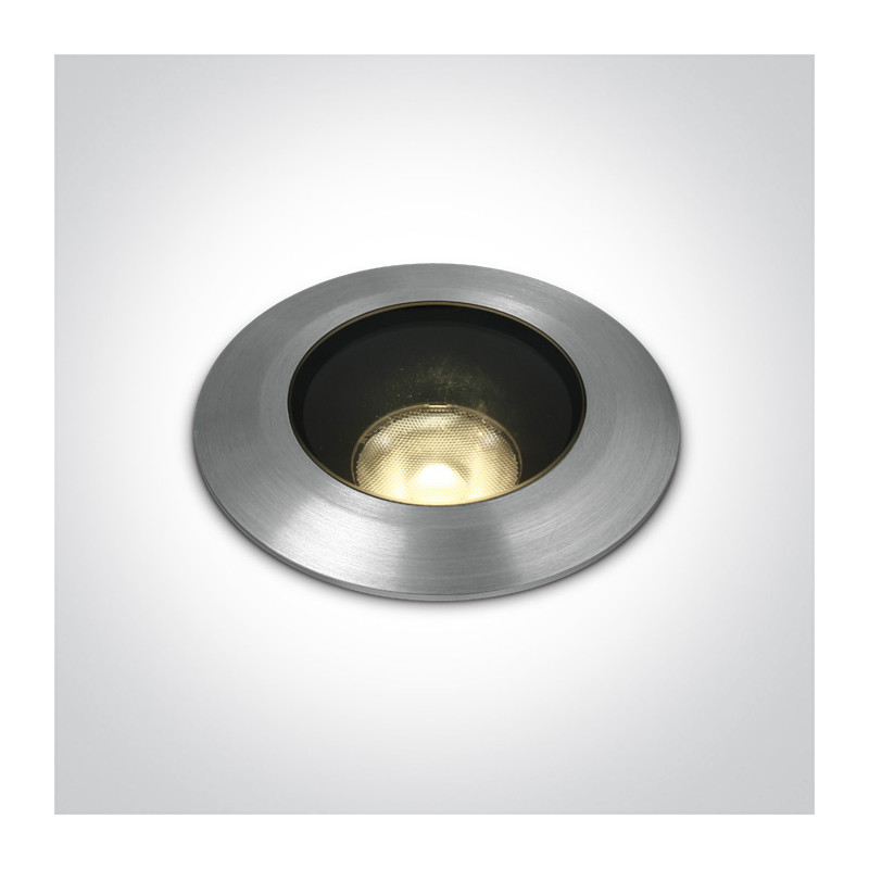 69056C/W aluminiowy wpust COB LED 3000K 9W IP67  wymagany zasilacz 24V