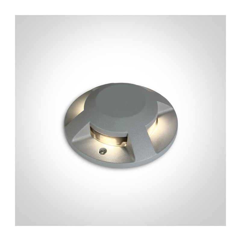 69058C/G/W szary zewnętrzny wpust COB LED 3000K IP67 4X3W 100-240V nieściemnialny zasilacz LED w zestawie 