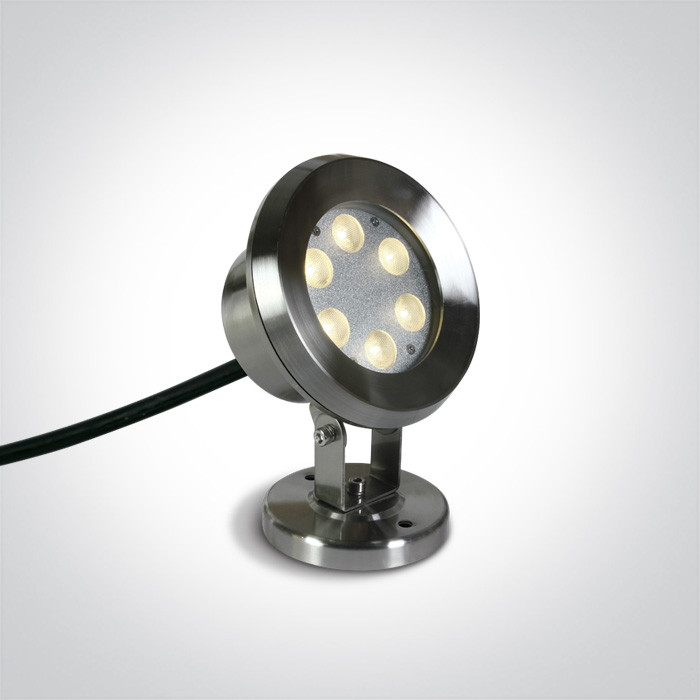 69064B/C lampa ogrodowa ze stali nierdzewnej  LED 4000K IP68 6x1W 24V wymagany zasilacz 24V