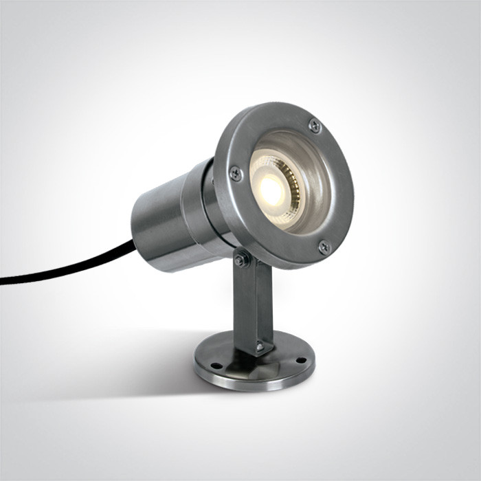 7008A lampa ogrodowa ze stali nierdzewnej 35W MR16 GU10 IP65 kolec w zestawie 