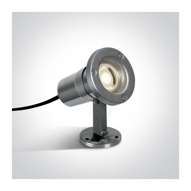 7008A lampa ogrodowa ze stali nierdzewnej 35W MR16 GU10 IP65 kolec w zestawie 