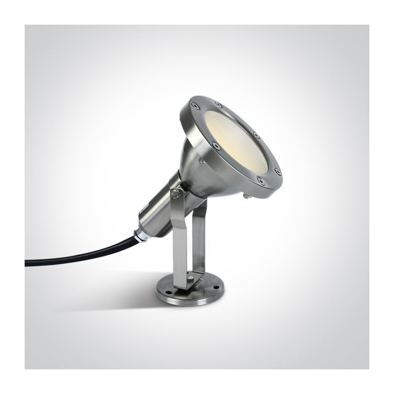 7010A lampa ogrodowa ze stali nierdz 80W E27 PAR38 IP65 kolec w zestawie  