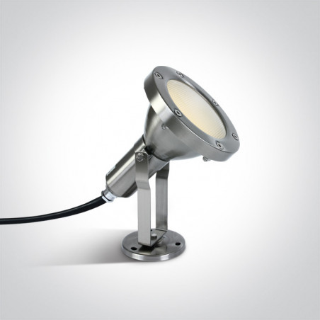 7010A lampa ogrodowa ze stali nierdz 80W E27 PAR38 IP65 kolec w zestawie  