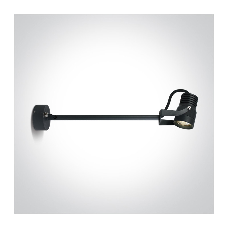 7046P/AN/W oświetlenie punktowe w kolorze antracyt  LED 3000K 8W IP65 zasilacz 350mA w komplecie