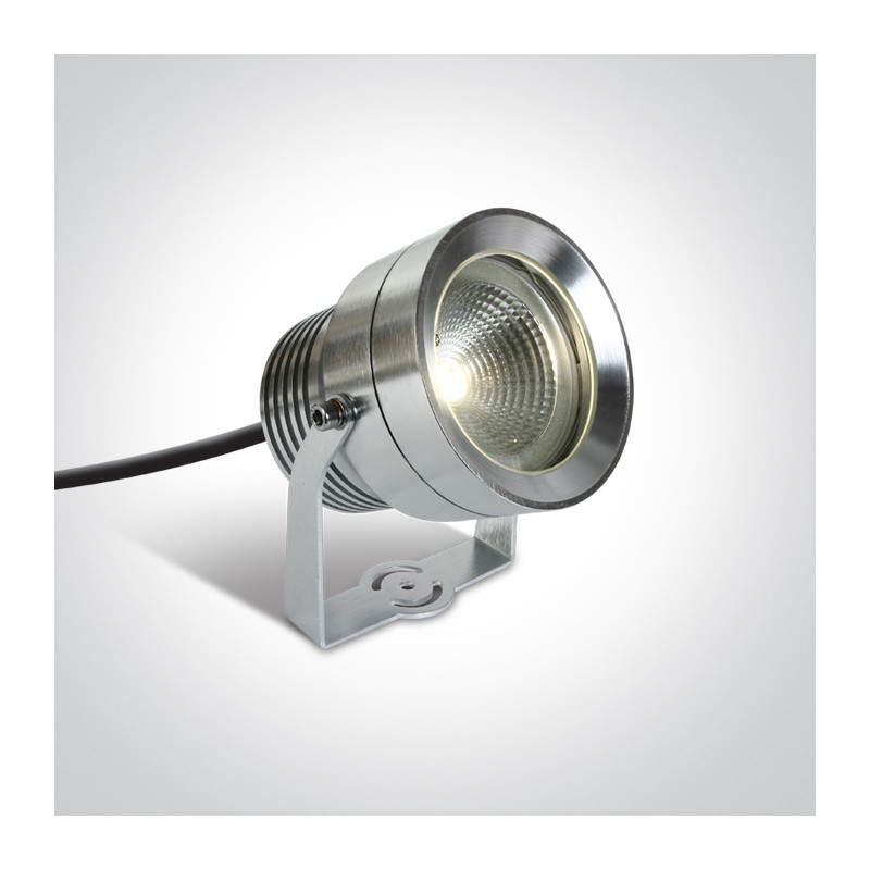 7047/AL/W aluminiowa lampa ogrodowa LED 3000K 20W IP65 kolec i nieściemnialny zasilacz LED w zestawie  